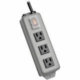 Eaton Tripp Lite Series Industrial Power Strip, 3-Outlet, 9 ft. (2.7 m) Cord, NEMA 5-15P Plug, Switch Guard — 3SP9