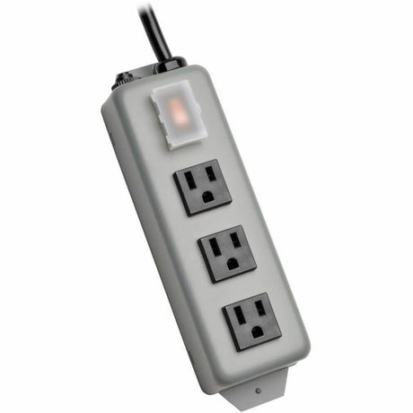 Eaton Tripp Lite Series Industrial Power Strip, 3-Outlet, 9 ft. (2.7 m) Cord, NEMA 5-15P Plug, Switch Guard — 3SP9