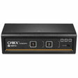 Vertiv Avocent Cybex SC900 Secure Desktop KVM Switch, Dual Head Monitor, 2 Port, Common Access Card, NIAP Version 4.0, TAA Compliant (SC920DPH-400) — SC920DPH-400
