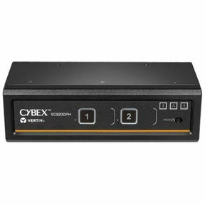 Vertiv Avocent Cybex SC900 Secure Desktop KVM Switch, Dual Head Monitor, 2 Port, Common Access Card, NIAP Version 4.0, TAA Compliant (SC920DPH-400) — SC920DPH-400