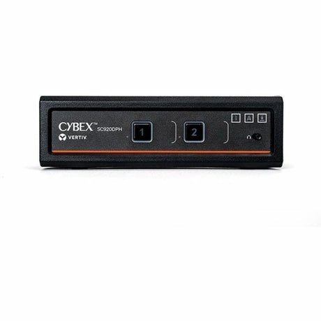 Vertiv Avocent Cybex SC900 Secure Desktop KVM Switch, Dual Head Monitor, 2 Port, Common Access Card, NIAP Version 4.0, TAA Compliant (SC920DPH-400) — SC920DPH-400