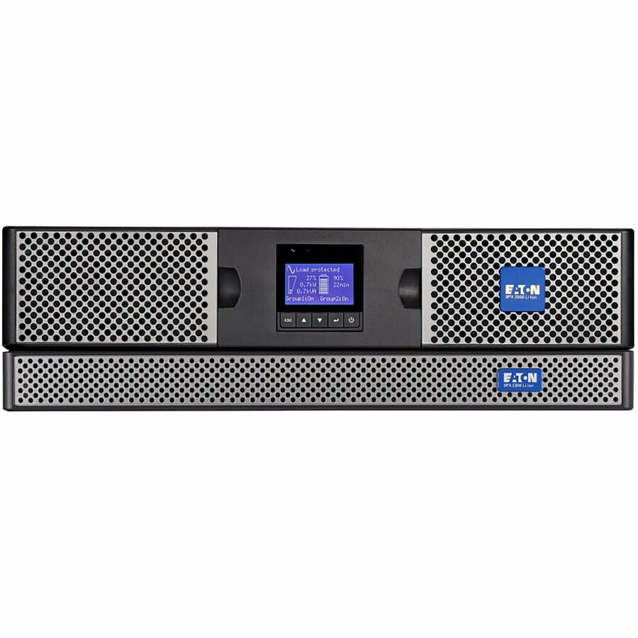 Eaton 9PX 2000VA 1800W 120V Online Double-Conversion UPS - 5-20P, 6x 5-20R, 1 L5-20R, Lithium-ion Battery, Cybersecure Network Card, 2U Rack/Tower — 9PX2000RTN-L