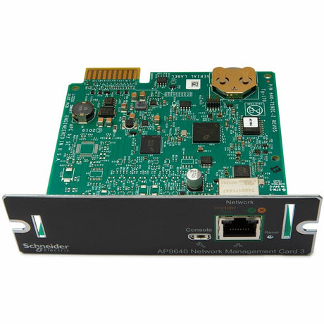 Device monitoring and management, Network Management Cards, NMC3, secure remote UPS monitoring and management — AP9640