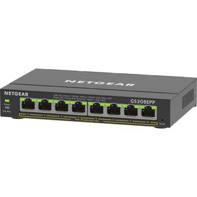 Netgear 8-Port Gigabit Ethernet PoE+ Smart Managed Plus Switch — GS308EPP-100NAS