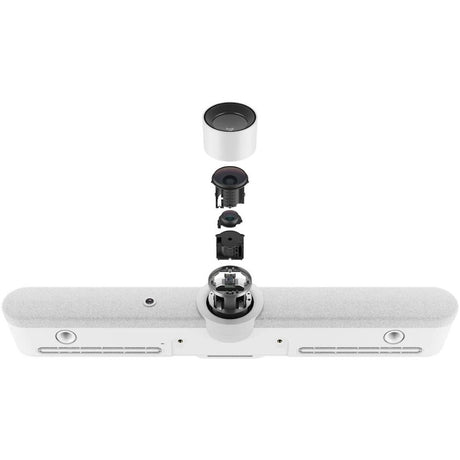 Logitech Rally Bar All-In-One Video Bar for Medium and Large Rooms, White — 960-001320