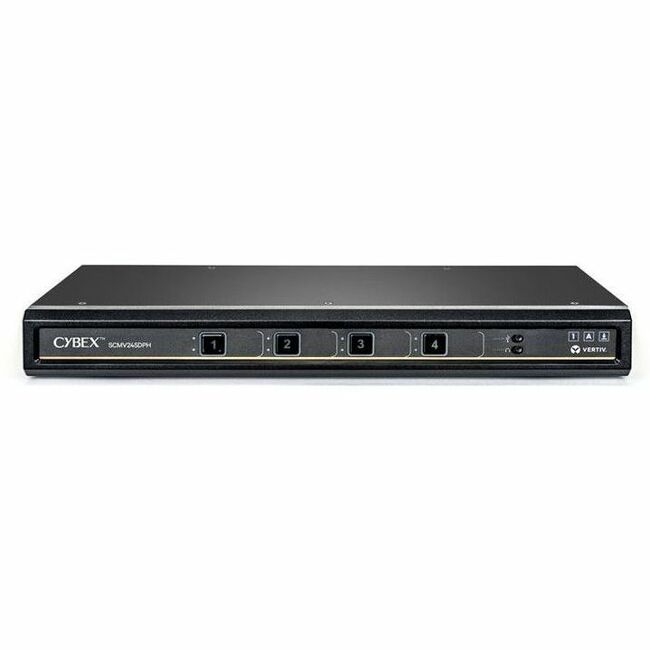Vertiv Avocent Cybex Secure MultiViewer KVM Switch, 16 Port, Cursor Navigation Switching, NIAP Version 4.0 Certified, TAA Compliant (SCMV2160DPH-400) — SCMV2160DPH-400