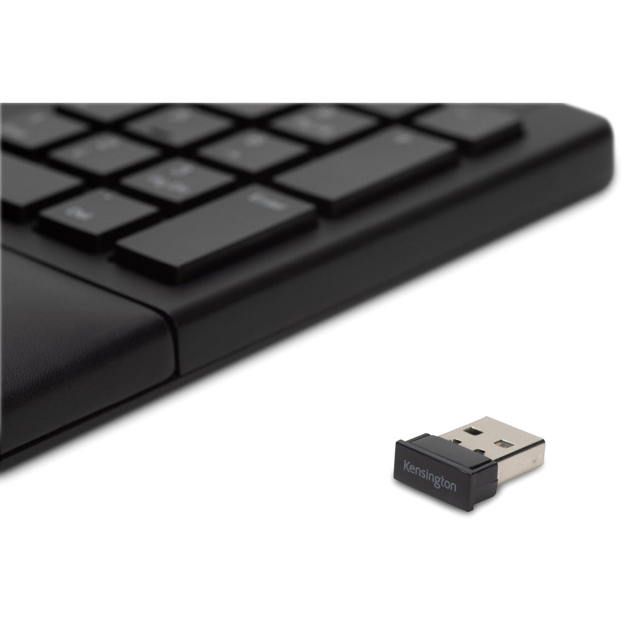 Kensington Pro Fit Ergo Wireless Keyboard-Black — K75401US