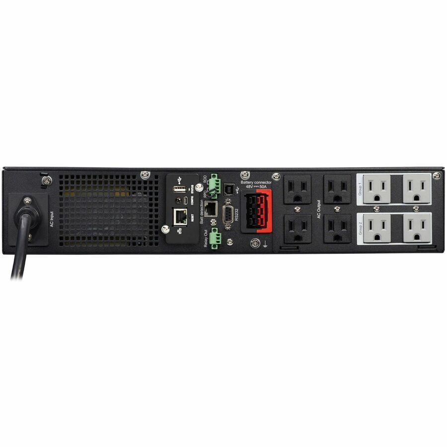 Eaton Tripp Lite Series SmartPro 750VA 750W 120V Line-Interactive Sine Wave UPS - 8 Outlets, Extended Run, Network Card Included, LCD, USB, DB9, 2U Rack/Tower — SMART750RMXL2UN