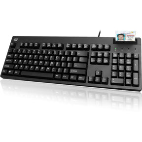Adesso EasyTouch 630SB-TAA - Smart Card Reader Keyboard (TAA Compliant) — AKB-630SB-TAA