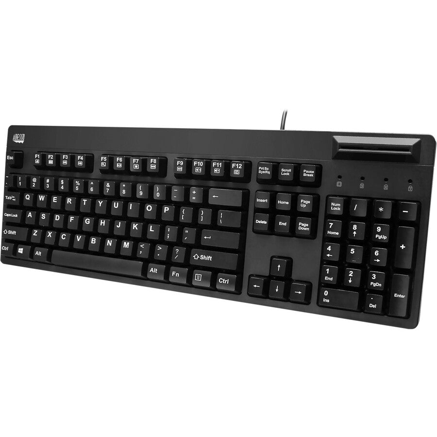Adesso EasyTouch 630SB-TAA - Smart Card Reader Keyboard (TAA Compliant) — AKB-630SB-TAA
