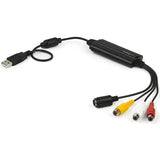 StarTech.com USB Video Capture Adapter Cable - S-Video/Composite to USB 2.0 - TWAIN Support - Analog to Digital Converter - Windows Only — SVID2USB232