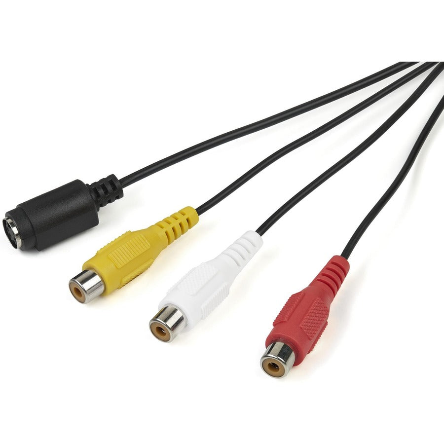 StarTech.com USB Video Capture Adapter Cable - S-Video/Composite to USB 2.0 - TWAIN Support - Analog to Digital Converter - Windows Only — SVID2USB232
