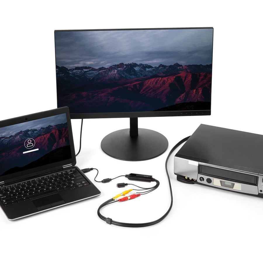 StarTech.com USB Video Capture Adapter Cable - S-Video/Composite to USB 2.0 - TWAIN Support - Analog to Digital Converter - Windows Only — SVID2USB232
