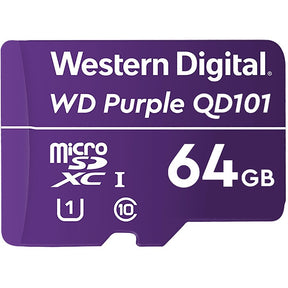WD Purple 64 GB Class 10/UHS-I (U1) microSDXC — WDD064G1P0C-85AEL0