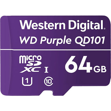 WD Purple 64 GB Class 10/UHS-I (U1) microSDXC — WDD064G1P0C-85AEL0