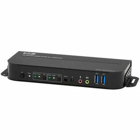 Eaton Tripp Lite Series 2-Port HDMI/USB KVM Switch - 4K 60 Hz, HDR, HDCP 2.2, IR, USB Sharing, USB 3.0 Cables — B005-HUA2-K