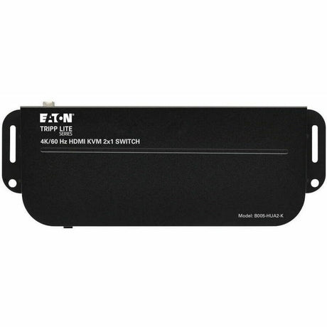 Eaton Tripp Lite Series 2-Port HDMI/USB KVM Switch - 4K 60 Hz, HDR, HDCP 2.2, IR, USB Sharing, USB 3.0 Cables — B005-HUA2-K