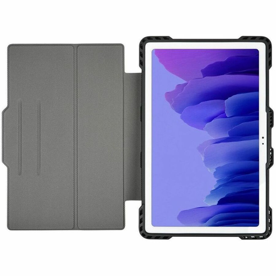 Targus Pro-Tek THZ888GL Carrying Case (Folio) for 10.4" Samsung Galaxy Tab A7 Tablet - Black/Charcoal — THZ888GL