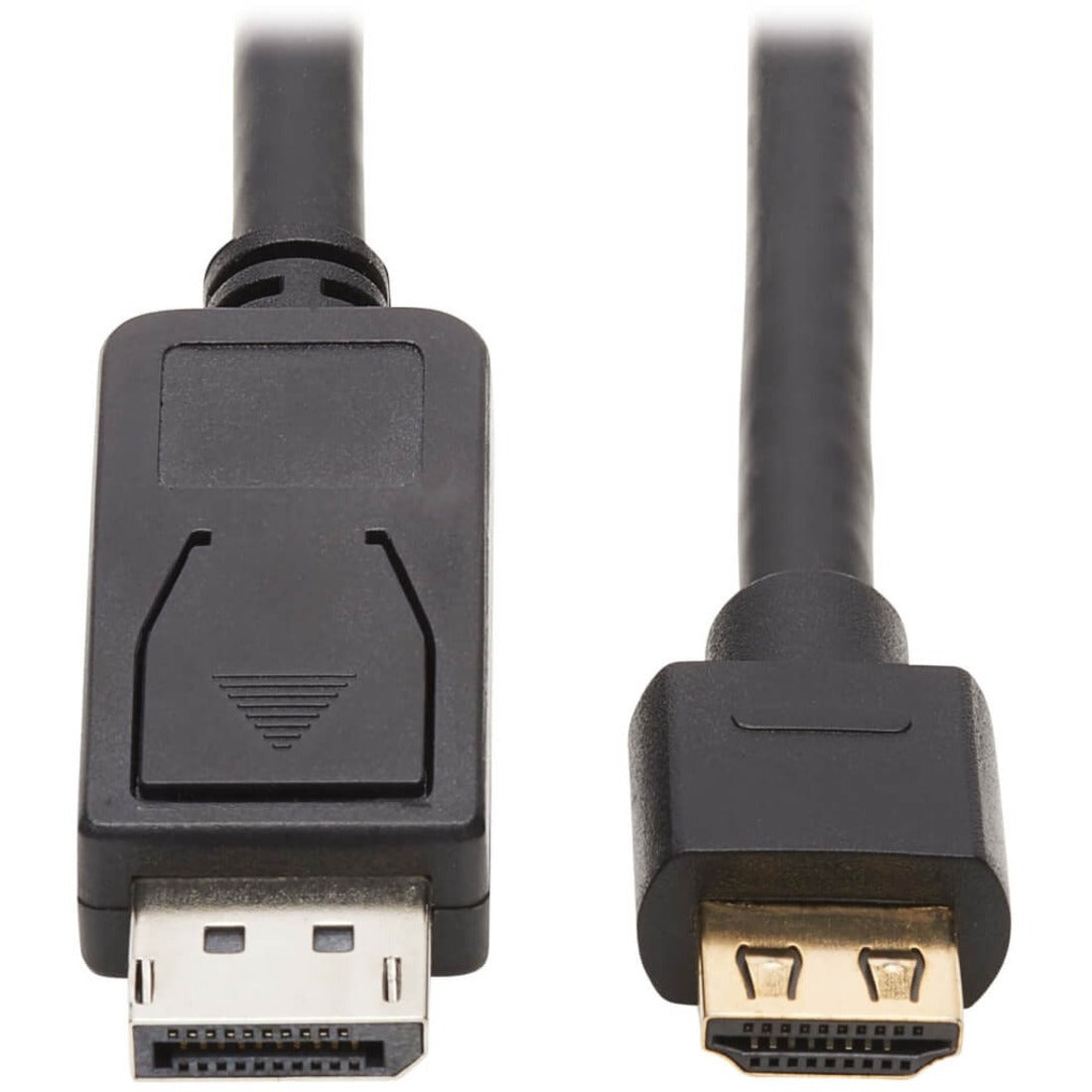 Eaton Tripp Lite Series DisplayPort 1.2 to HDMI Active Adapter Cable (M/M), 4K 60 Hz, HDR, Secure-Grip Plugs, Black, 20 ft. (6.1 m) — P582-020-4K6AE