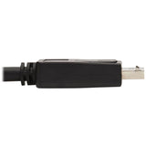 Eaton Tripp Lite Series DisplayPort 1.2 to HDMI Active Adapter Cable (M/M), 4K 60 Hz, HDR, Secure-Grip Plugs, Black, 20 ft. (6.1 m) — P582-020-4K6AE