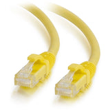 C2G 7ft Cat6a Snagless Unshielded (UTP) Ethernet Cable - Cat6a Network Patch Cable - PoE - Yellow — 50747