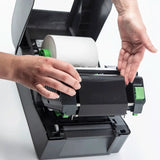 Brother Td-4420tn Desktop Direct Thermal/Thermal Transfer Printer - Monochrome - Label/Receipt Print - Fast Ethernet - USB - USB Host - Serial - With Cutter — TD4420TN