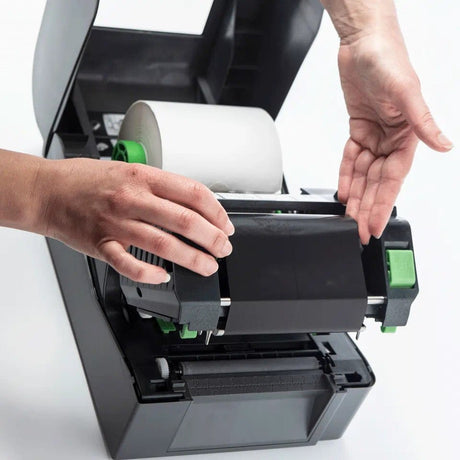 Brother Td-4420tn Desktop Direct Thermal/Thermal Transfer Printer - Monochrome - Label/Receipt Print - Fast Ethernet - USB - USB Host - Serial - With Cutter — TD4420TN