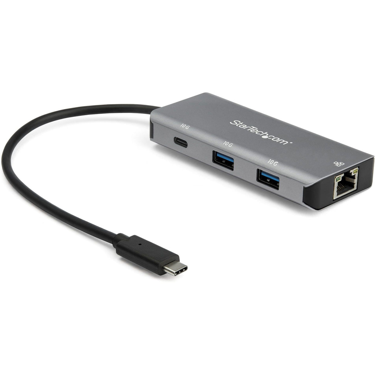 StarTech.com 3 Port USB C Hub with Gigabit Ethernet - 2x USB-A/1x USB-C - SuperSpeed 10Gbps USB 3.2 Gen 2 Type C Hub - USB Bus Powered — HB31C2A1CGB