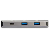 StarTech.com 3 Port USB C Hub with Gigabit Ethernet - 2x USB-A/1x USB-C - SuperSpeed 10Gbps USB 3.2 Gen 2 Type C Hub - USB Bus Powered — HB31C2A1CGB