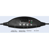 Adesso USB Stereo Headset with Adjustable Microphone- Noise Cancelling- Mono - USB - Wired - Over-the-head - 6 ft Cable -, Omni-directional Microphone - Black — XtreamP2