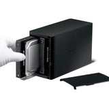 BUFFALO LinkStation SoHo 220 2-Bay Personal Cloud Office NAS 12TB (2x6TB) with Hard Drives Included — LS220D1202B