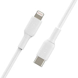 Belkin BoostCharge USB-C to Lightning Cable (1 meter / 3.3 foot, White) — CAA003bt1MWH