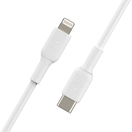 Belkin BoostCharge USB-C to Lightning Cable (1 meter / 3.3 foot, White) — CAA003bt1MWH
