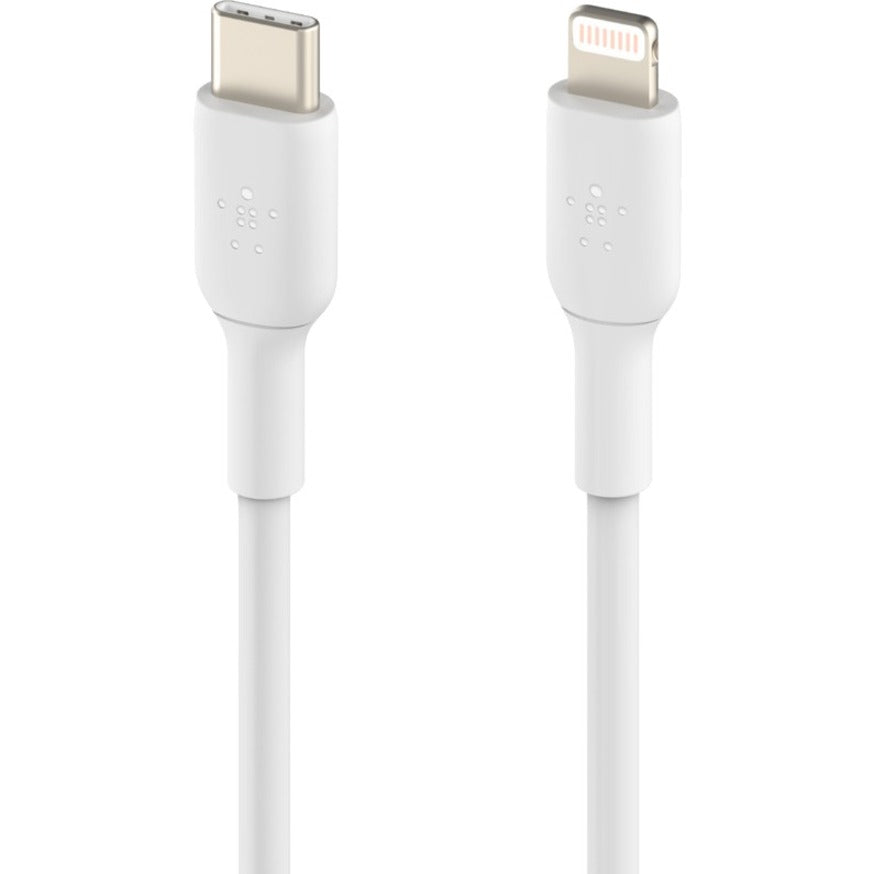 Belkin BoostCharge USB-C to Lightning Cable (1 meter / 3.3 foot, White) — CAA003bt1MWH