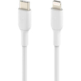 Belkin BoostCharge USB-C to Lightning Cable (1 meter / 3.3 foot, White) — CAA003bt1MWH