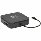 Eaton Tripp Lite Series Thunderbolt 3 Dual Monitor Docking Station - 8K/30Hz DisplayPort, 4K/60Hz HDMI, USB 3.2 Gen 2, GbE, 60W PD Charging - Black — MTB3-DOCK-04