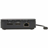 Eaton Tripp Lite Series Thunderbolt 3 Dual Monitor Docking Station - 8K/30Hz DisplayPort, 4K/60Hz HDMI, USB 3.2 Gen 2, GbE, 60W PD Charging - Black — MTB3-DOCK-04