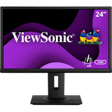 ViewSonic VG2440 24 Inch IPS 1080p Ergonomic Monitor with HDMI, DisplayPort, VGA, USB Inputs for Home and Office — VG2440