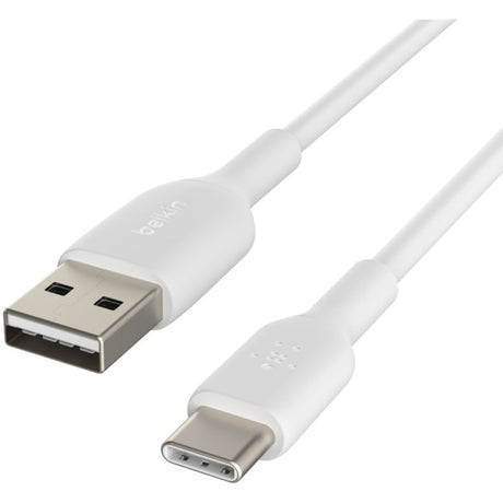 Belkin USB-C to USB-A Cable (2m / 6.6ft, White) — CAB001bt2MWH
