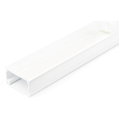 StarTech.com Cable Management Raceway w/Adhesive Tape/Cover 1-3/4"(45mm)W x 1-1/8"(27mm)H x 6ft(1.8m)length, Network Cord Hider, UL Listed — CBMOWD4527