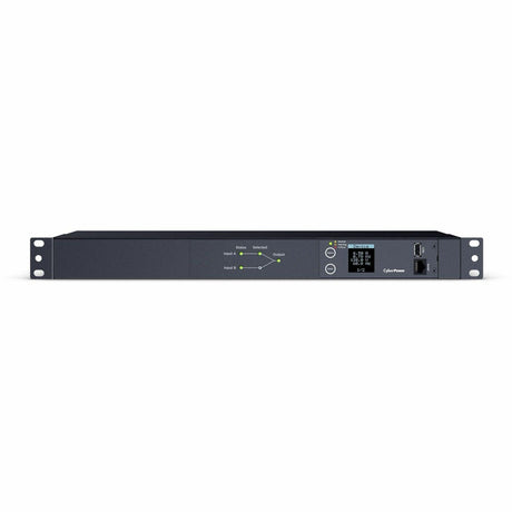 CyberPower PDU24001 Single Phase 100 - 120 VAC 15A Metered ATS PDU — PDU24001