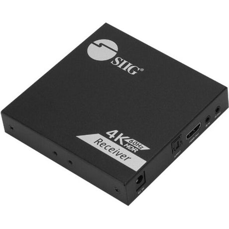 SIIG 1x2 4K60Hz HDMI Splitter Over Cat6 Extender with Loopout/IR/ARC & RS-232 - Up to 230ft (70m) - Near Zero Latency — CE-H27911-S1