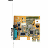 StarTech.com 1-Port PCI Express Serial Card, PCIe to RS232 (DB9) Serial Interface Card, 16C1050 UART, COM Retention, Low Profile, Win & Linux — 11050-PC-SERIAL-CARD