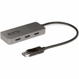 StarTech.com 3-Port MST Hub, DisplayPort to Triple 4K 60Hz HDMI, DP 1.4 Multi-Monitor Adapter, Windows Only — MST14DP123HD