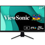 ViewSonic VX2767U-2K 27 Inch 1440p IPS Monitor with 65W USB C, HDR10 Content Support, Ultra-Thin Bezels, Eye Care, HDMI, and DP input — VX2767U-2K