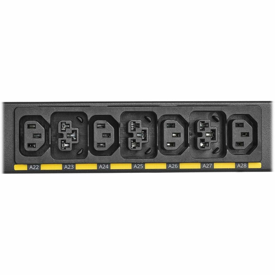 Eaton 3-Phase Metered Input Rack PDU G4, 120/208V, 42 Outlets, 16A, 5.8kW, L21-20 Input, 10 ft. Cord, 0U Vertical — EVMI2120X