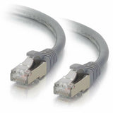 C2G-35ft Cat6 Snagless Shielded (STP) Network Patch Cable - Gray — 00790