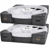 Thermaltake SWAFAN EX12 ARGB Sync PC Cooling Fan TT Premium Edition (3-Fan Pack) - 3 Pack — CL-F167-PL12SW-A
