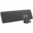 Logitech MK955 Signature Slim Wireless Keyboard and Mouse Combo, For Larger Hands, Quiet Typing and Clicking, Graphite — 920-012425