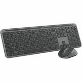 Logitech MK955 Signature Slim Wireless Keyboard and Mouse Combo, For Larger Hands, Quiet Typing and Clicking, Graphite — 920-012425